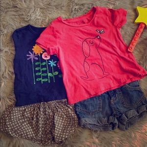 Shorts and tees bundle